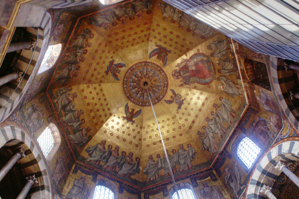 Inside Aachen Cathedral