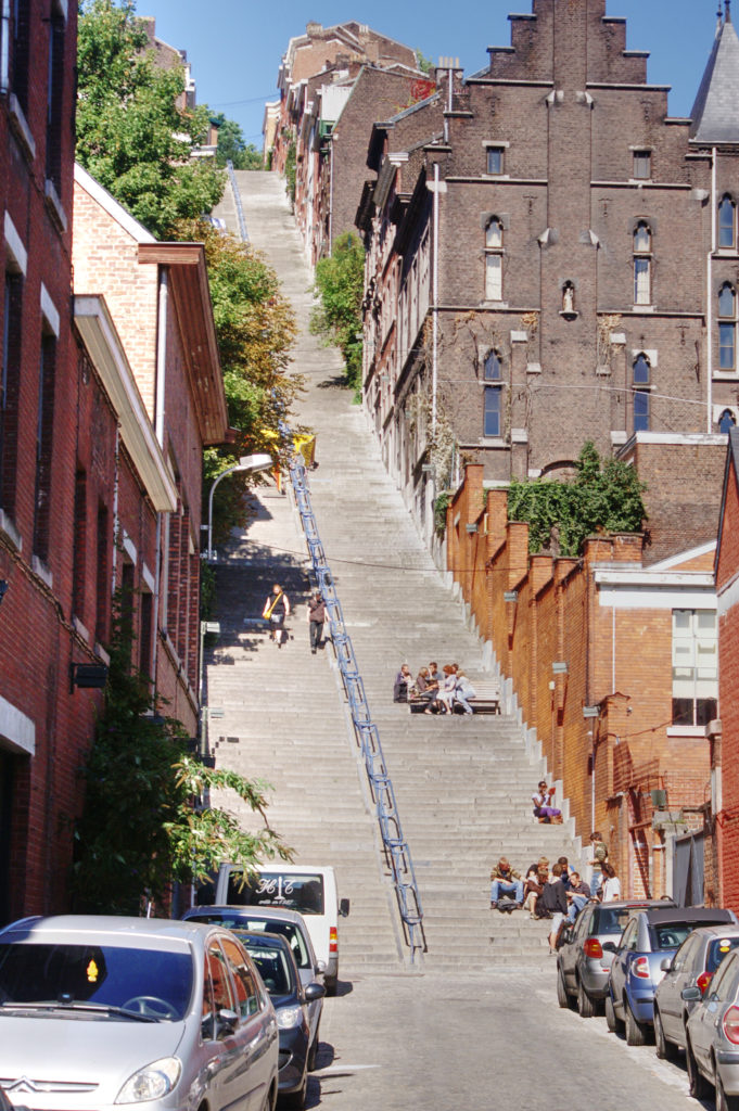 Liege Montagne de Bueren: Many steps