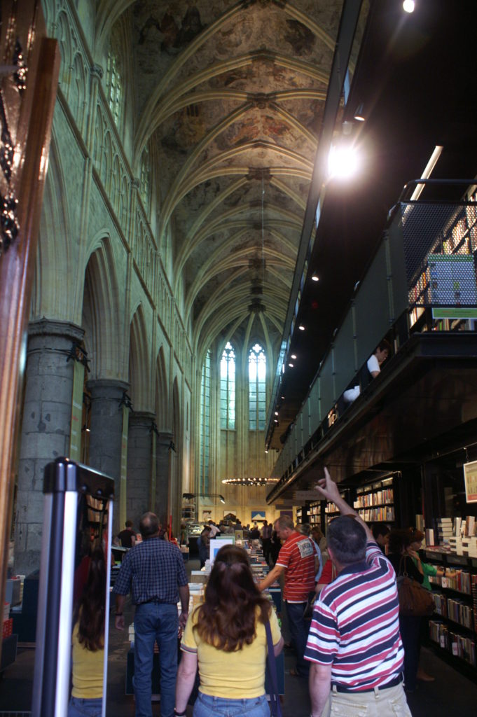 Book store in former cathedral