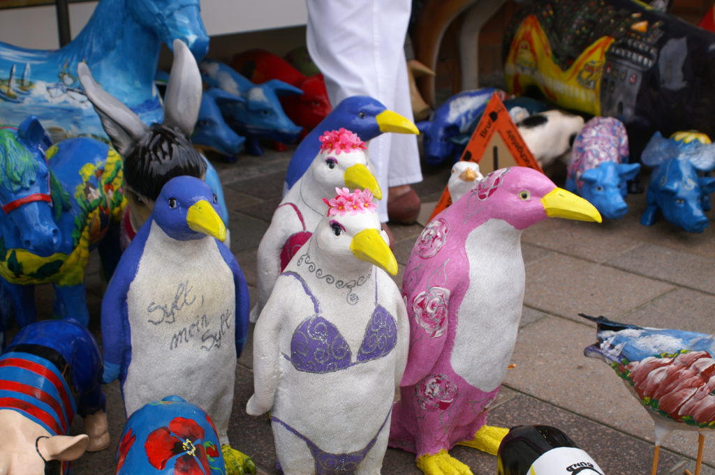 Verschiedene Pinguinfiguren