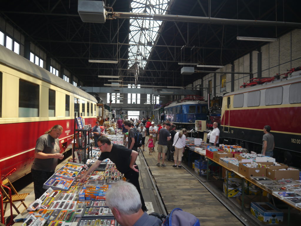 Miniature train market