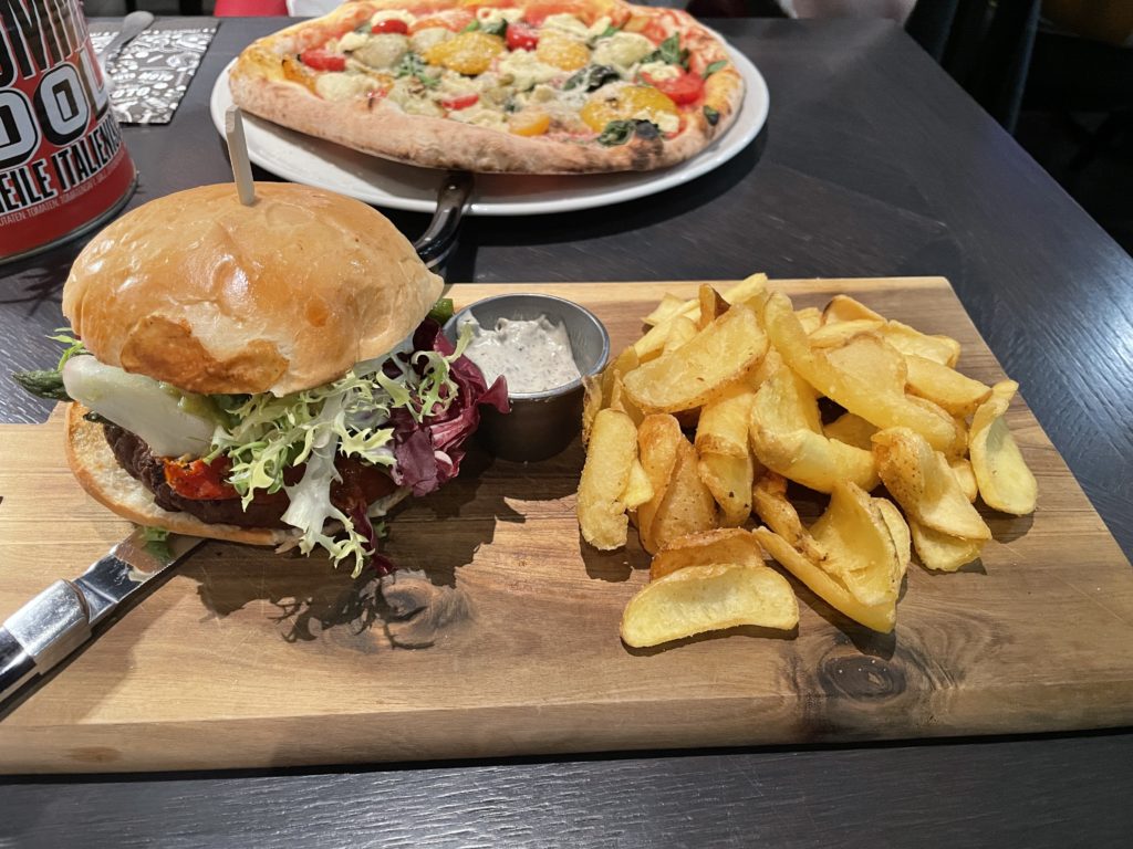 Veggie Burger at Moto Foodgarage