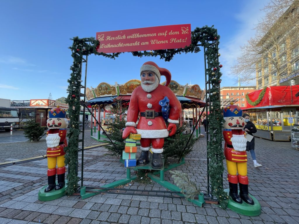 Christmas Market Wiener Platz Santa