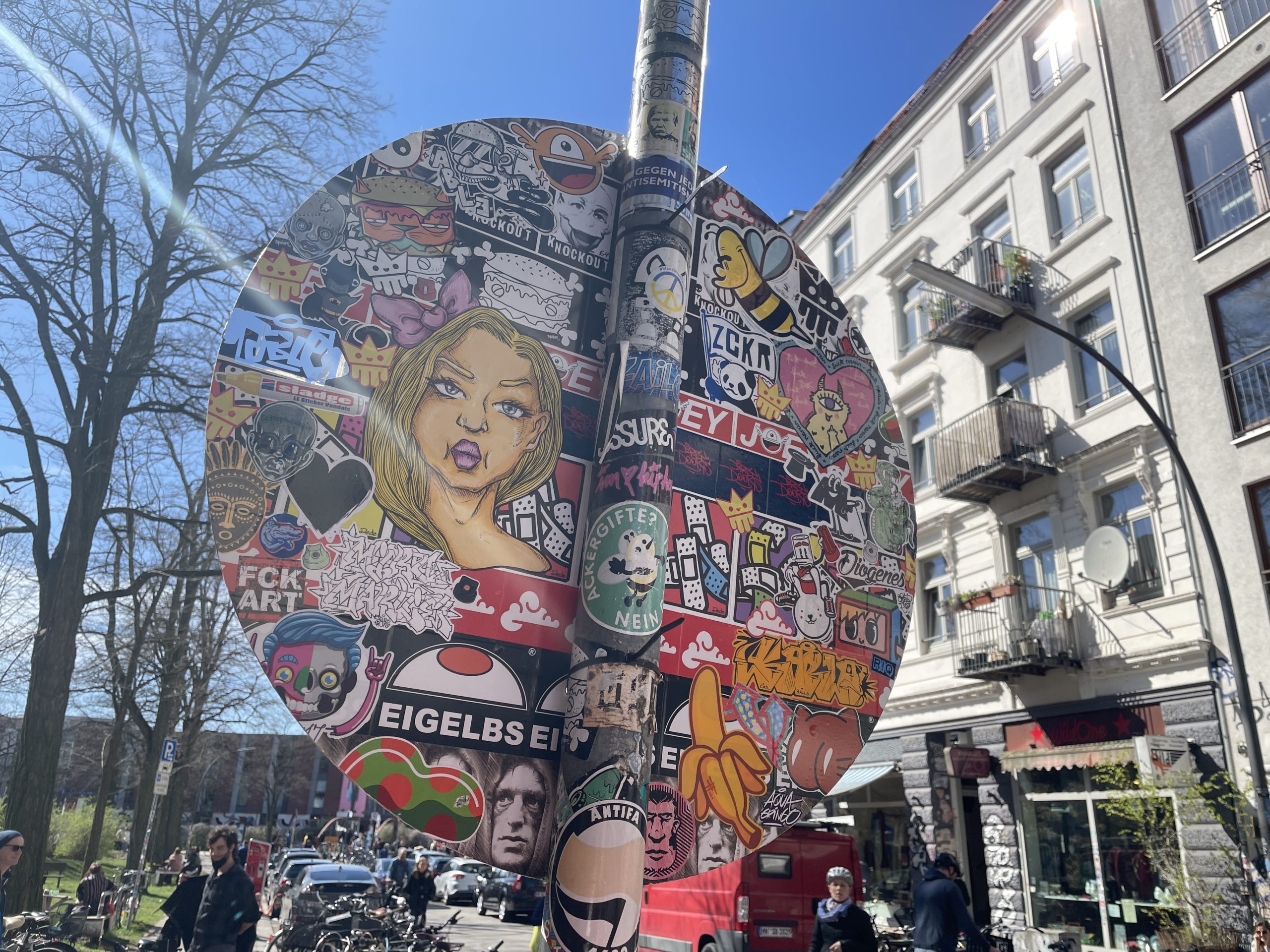 inquilino lote cocinero Sticker Art – Urban art in Hamburg - Take me to Germany!