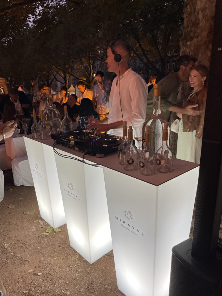 DJ at Gourmet Festival