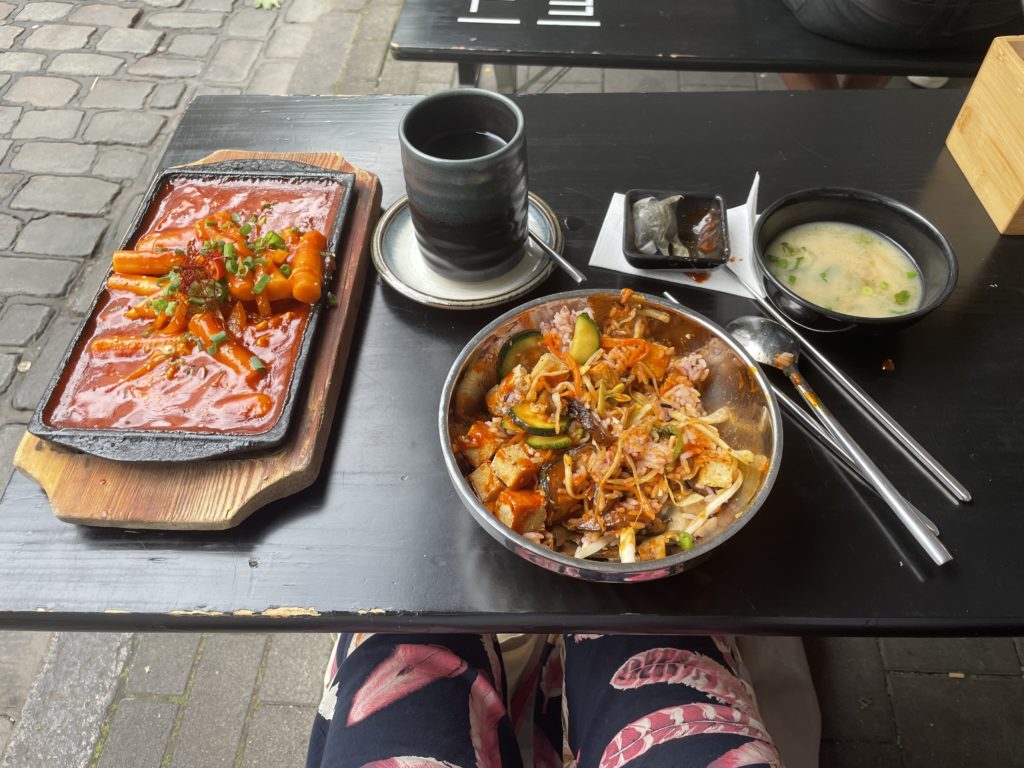 Tteokbokgi and Bibimbap (mixed)