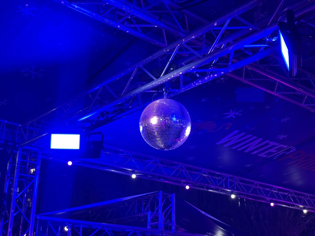 Hamburg Winter Pride disco ball