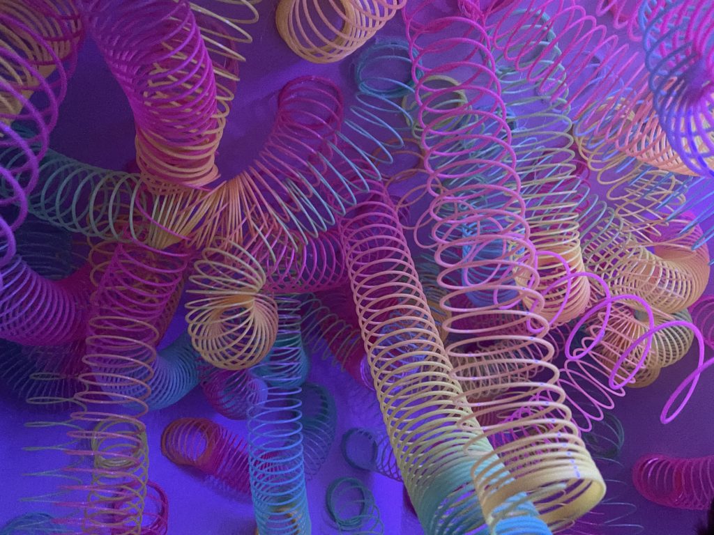 Colourful spirals