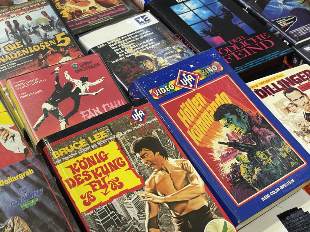 Old VHS tapes