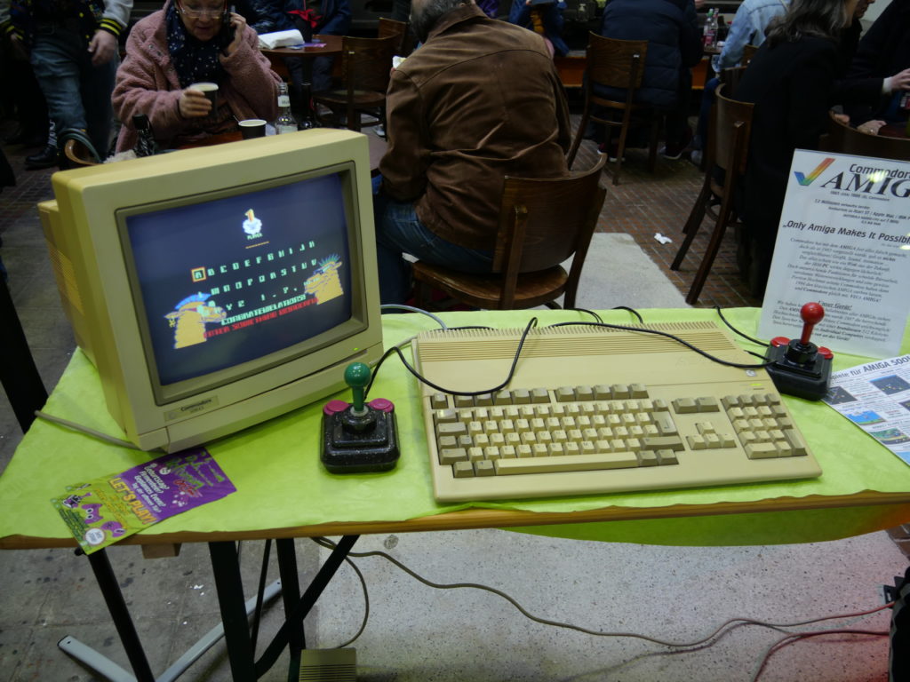 Amiga 500 with Llamatron